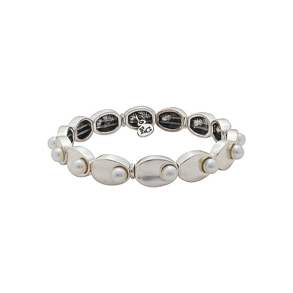 Pulseira Pérola Dália Prata