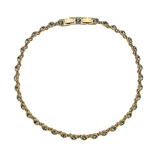 Colar Choker Delicada Black Diamond P Luminatti Ouro