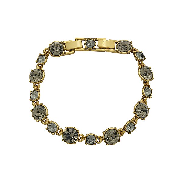 Pulseira Redonda G Black Diamond Luminatti Ouro