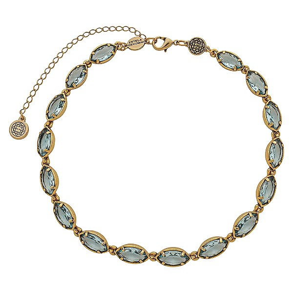 Colar Choker Navete Amalfi Ouro