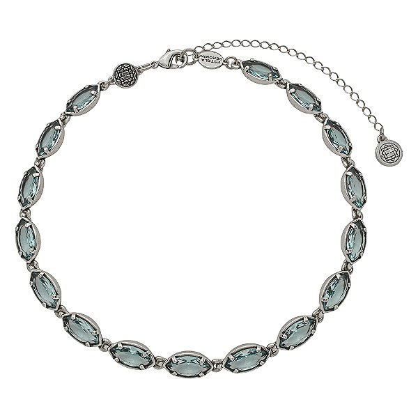 Colar Choker Navete Amalfi Prata