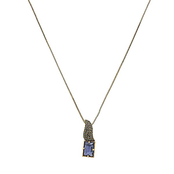 Colar Delicado Tanzanite Bellagio Ouro