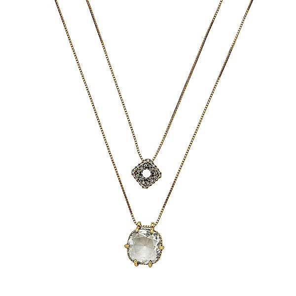 Colar Duplo Varenna Ouro