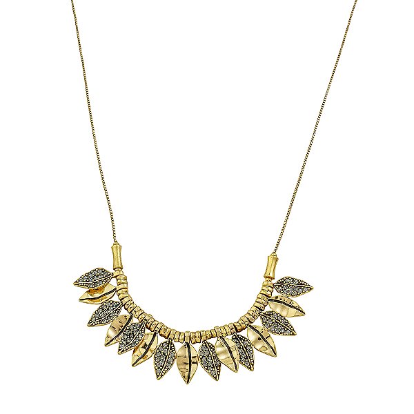 Colar Folhagem Garda Ouro
