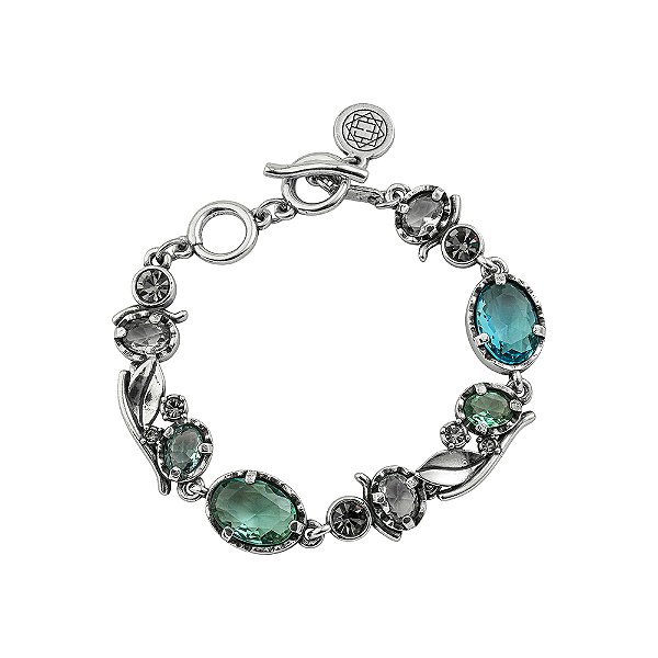 Pulseira Cristais Garda Prata