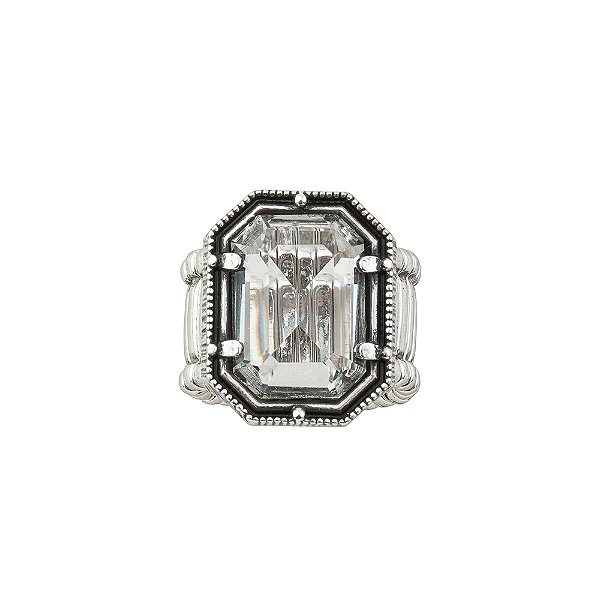 Anel Cristal Positano Prata