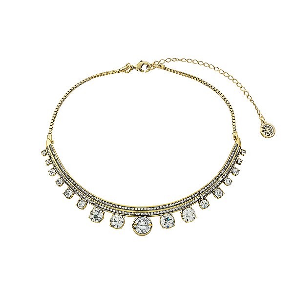 Colar Brilho Cristal Minori Ouro