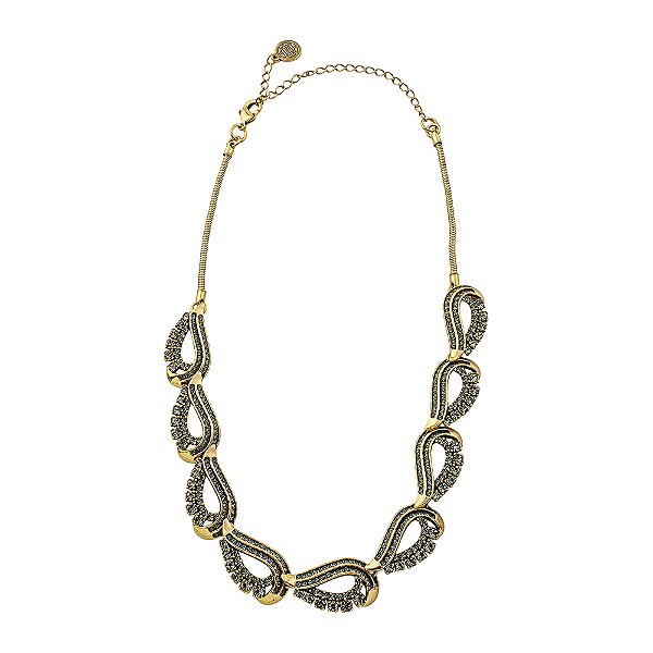 Colar Curvas Bd Minori Ouro