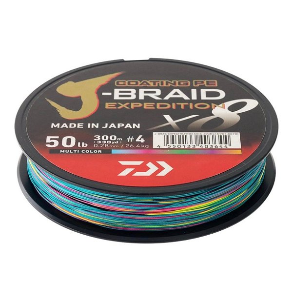 Linha de pesca Daiwa Expedition X8 PE 4.0