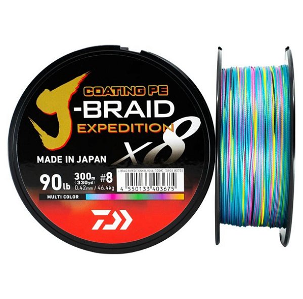 Linha de pesca Daiwa Expedition X8 PE 8.0