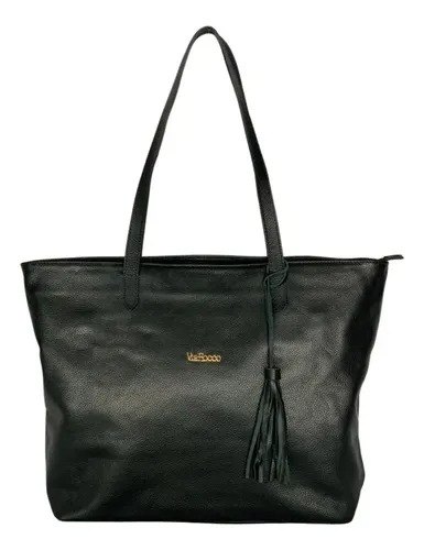 Bolsa De Lado Feminina Grande Sacola Couro Legitimo 100%