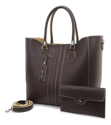 Bolsa Feminina Saco Grande Para Faculdade E Trabalho Retta