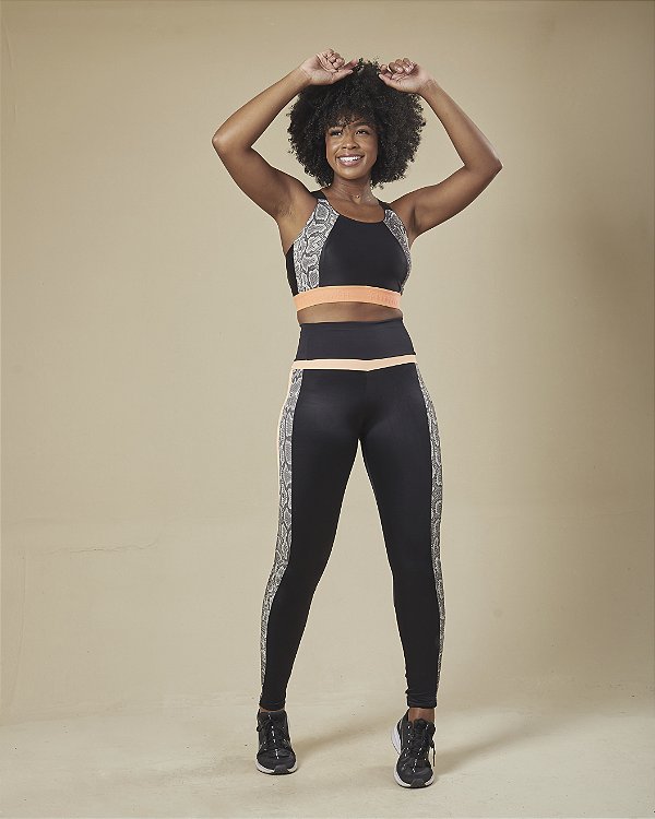 LEGGING BLACK SNAKE