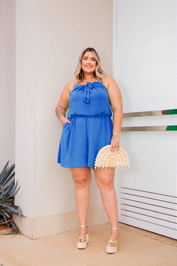 Macacão Lenita Duna Air Flow Plus Size - Distrito Moda