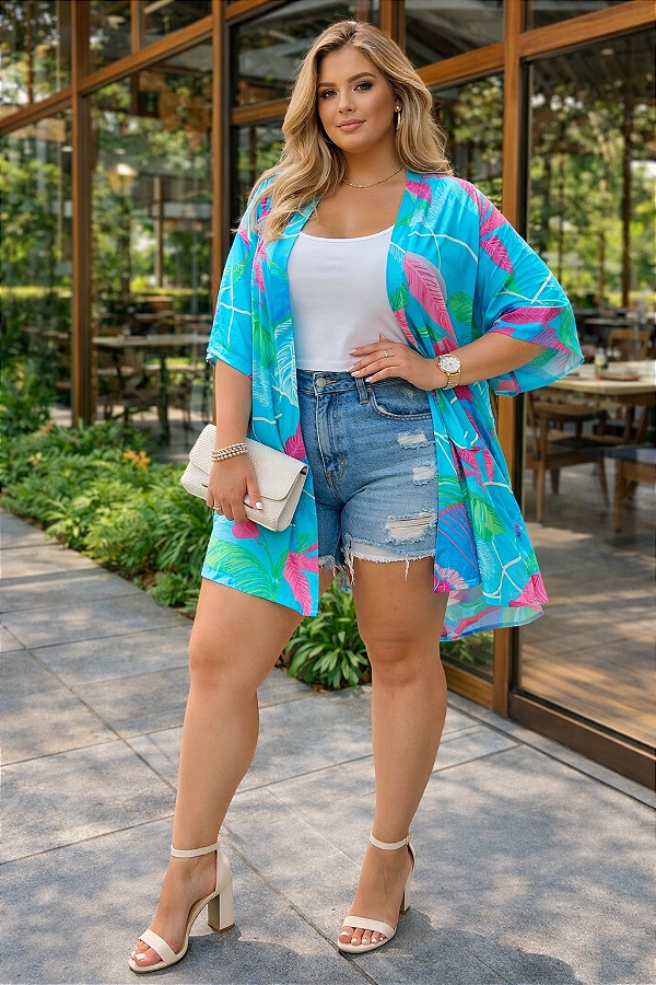 Kimono Grécia Plus Size