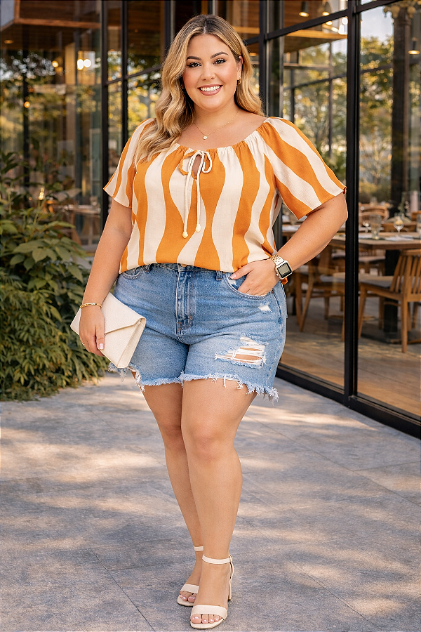 Blusa Cassiane Plus Size