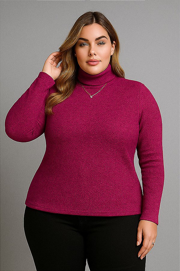 Cacharrel de Lanzinha Fúcsia Plus Size