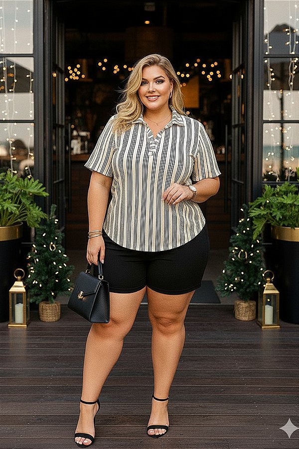 Camisa Horizon Plus Size