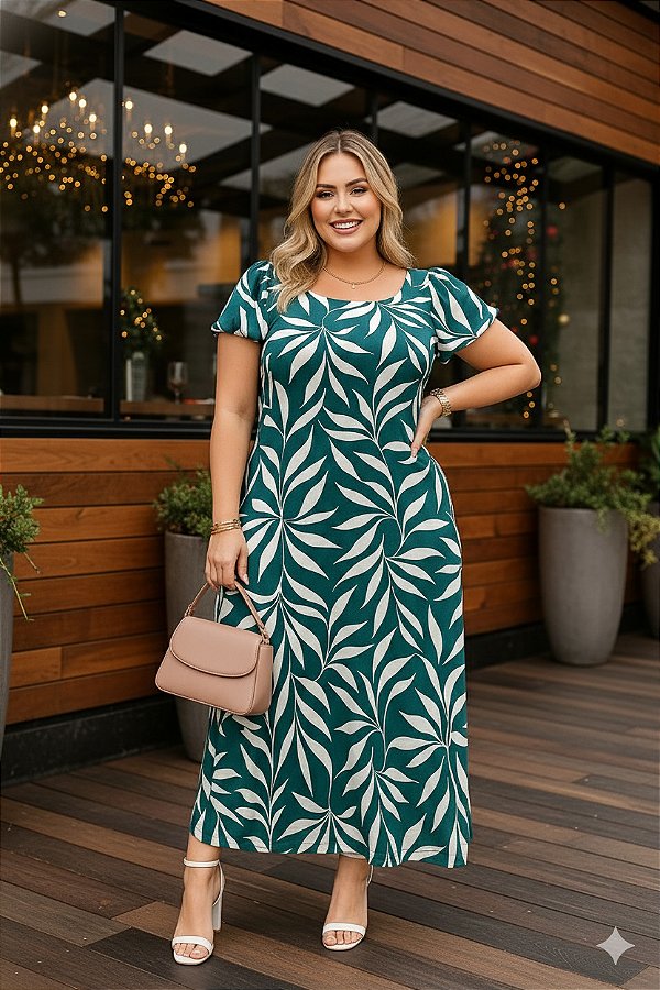 Vestido Longo Bianca Plus Size