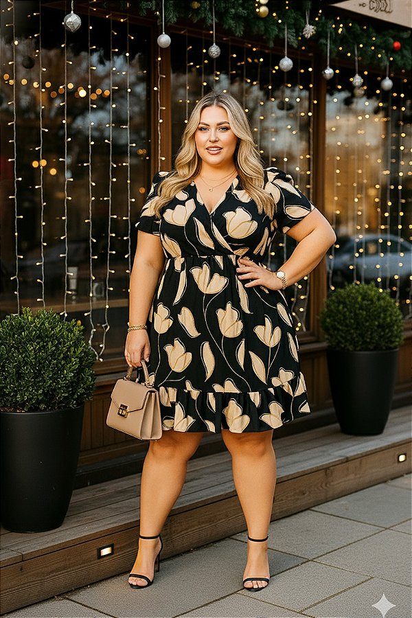 Vestido Mônica Plus Size