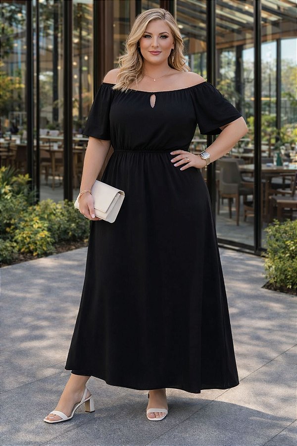 Vestido Longo Giovanna Plus Size