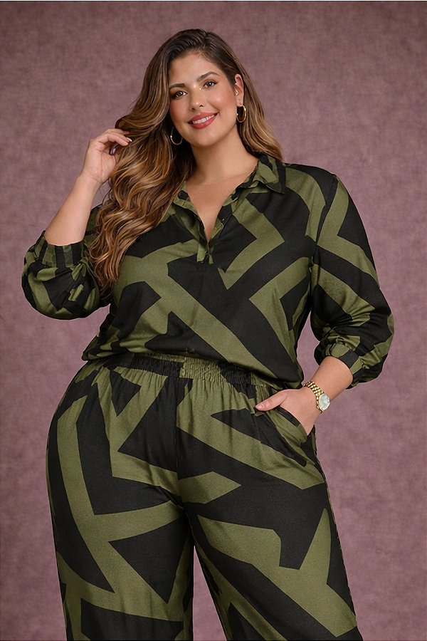 Camisa Veneza Plus Size