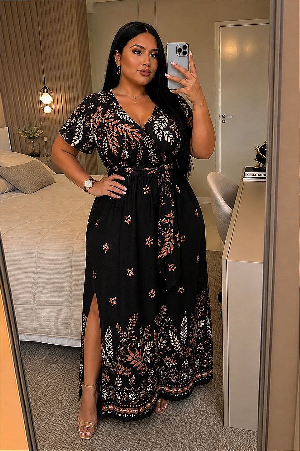 Vestido Longo Maragogi Plus SIze