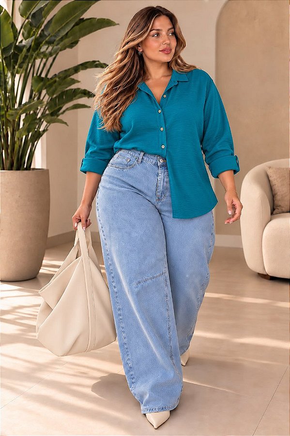 Camisa Safira Plus SIze