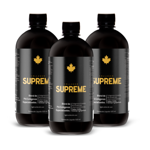 KIT 03 Unidades - Collagen Supreme - Nutriscience - 500ml