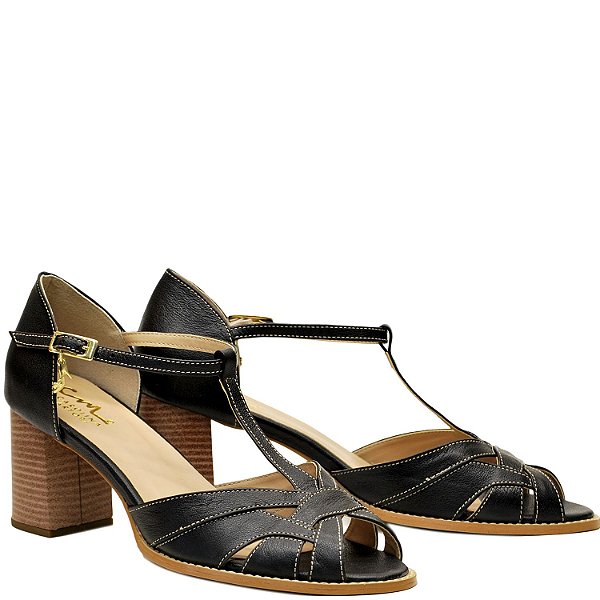 Sandália salomé Clearance