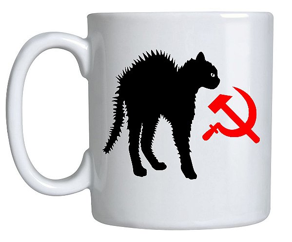 Caneca Gatinho Anti-Comunista