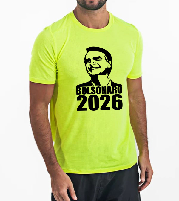 Camiseta Dry Sport "Bolsonaro 2026"