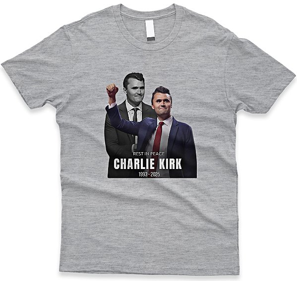 Camiseta Charlie Kirk – Rest in Peace | Homenagem, Estilo e Liberdade