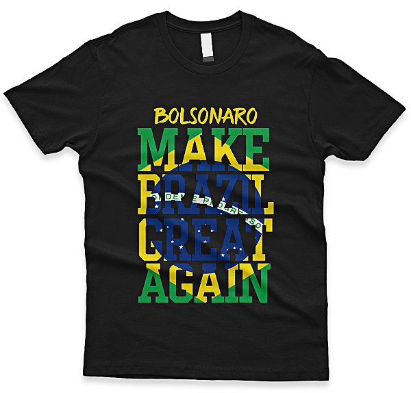Camiseta Bolsonaro Make Brazil Great Again