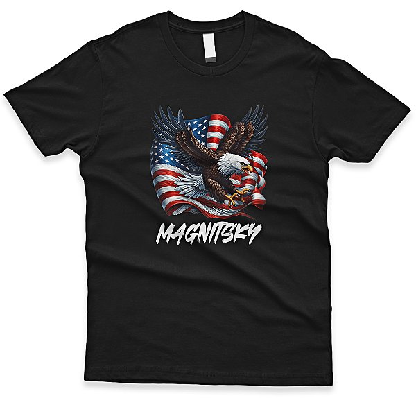 Camiseta Magnitsky Justice Eagle – Águia Americana e Liberdade