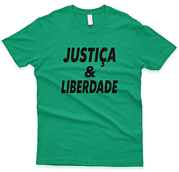 Camiseta Justiça & Liberdade