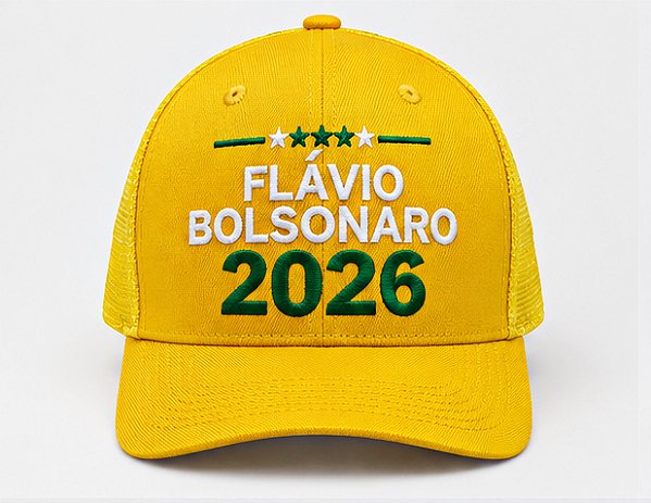 Boné Flávio Bolsonaro 2026