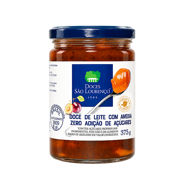 Doce de Leite Cremoso com Ameixa Zero Açúcar 375g