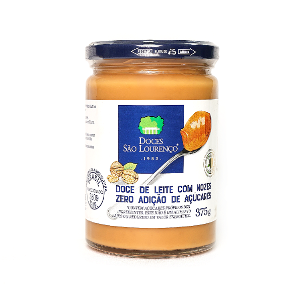 Doce de Leite com Nozes Zero Açúcar 375g