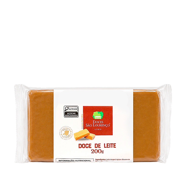 Doce de Leite Puro em Tablete 200g