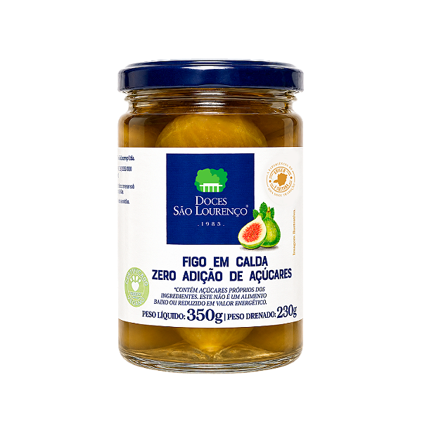Figo em Calda Zero Açúcar 350g