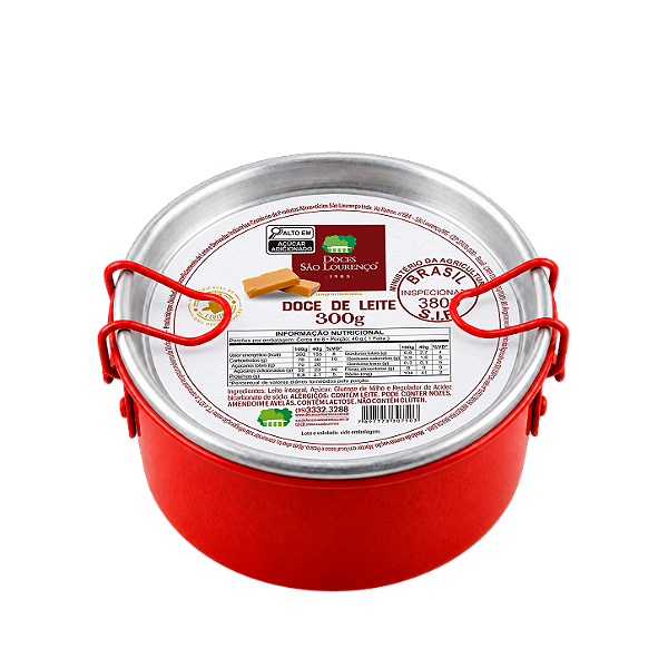 Doce de Leite Puro em Tablete Marmitinha 300g