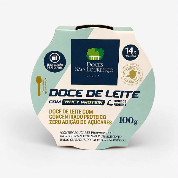Doce de Leite Zero Açúcar com Whey Protein 100g