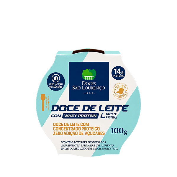 Doce de Leite Cremoso com Whey Protein Zero Açúcar 100g