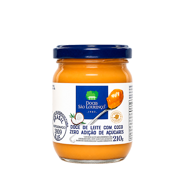 Doce de Leite Cremoso com Coco Zero Açúcar 210 g