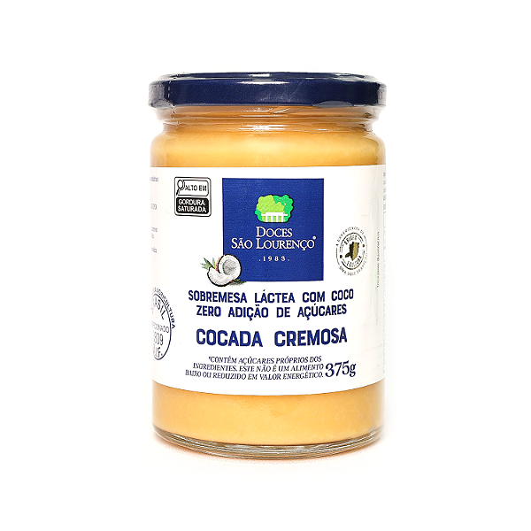 Cocada Cremosa Zero Açúcar 375g