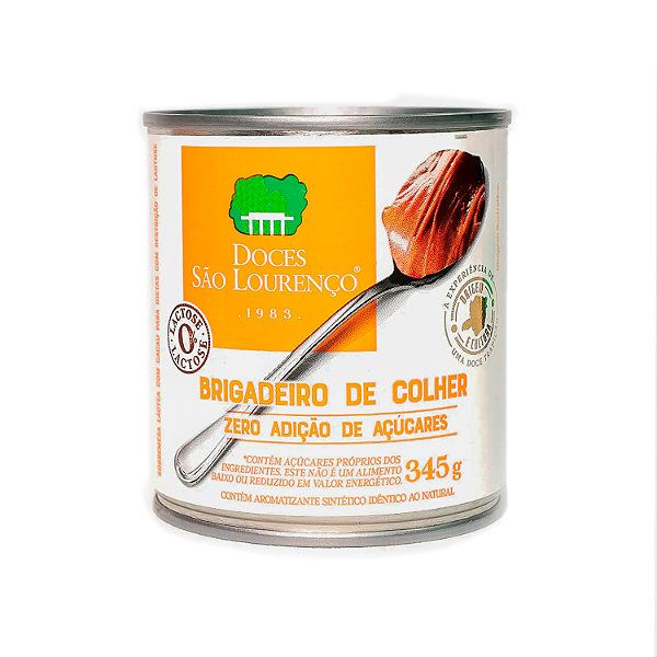 Brigadeiro de Colher Zero Açúcar e Zero Lactose  345g