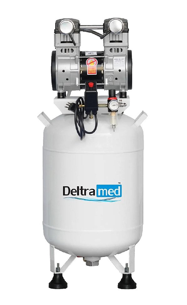Compressor Odontológico para 2 Consultórios D2 2HP Deltramed