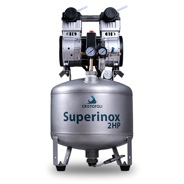 Compressor de Ar Super Inox 2hp 40 litros 110V - Cristófoli
