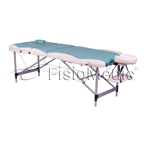 Maca Portátil de Alumínio para Estética e Massagem - Fisiomedic